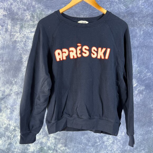 J.Crew Apres Ski Sweatshirt Sz L - Picture 1 of 3